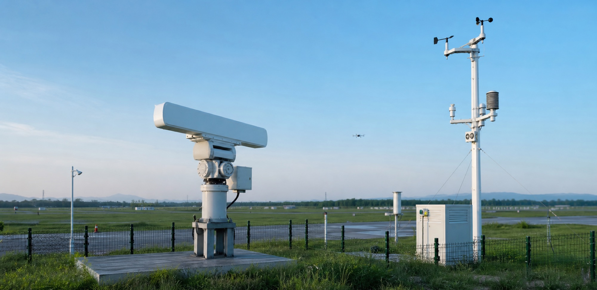 AI-generated radar and weather monitoring station for low-altitude aviation