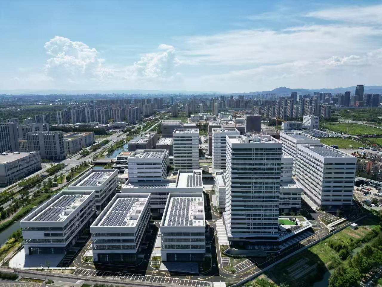 Innovation park buildings in Ningbo